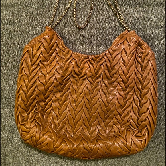 GENUINE ELIE TAHARI 100% LEATHER TOTE - Picture 2 of 10